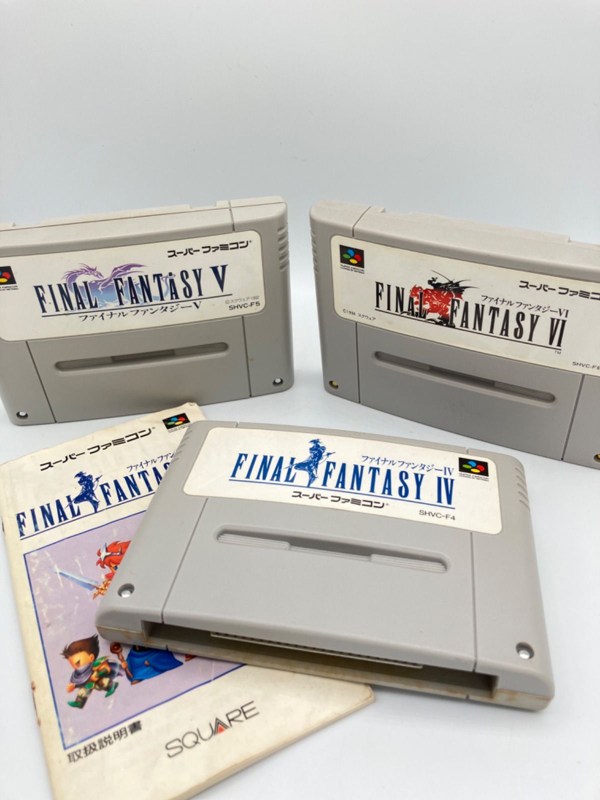 □ Nintendo 任天堂 スーパーファミコン ファイナルファンタジー IV V