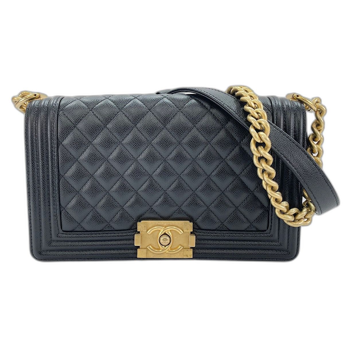 CHANEL シャネル ショルダーバッグ ボーイシャネル ミディアム【中古】