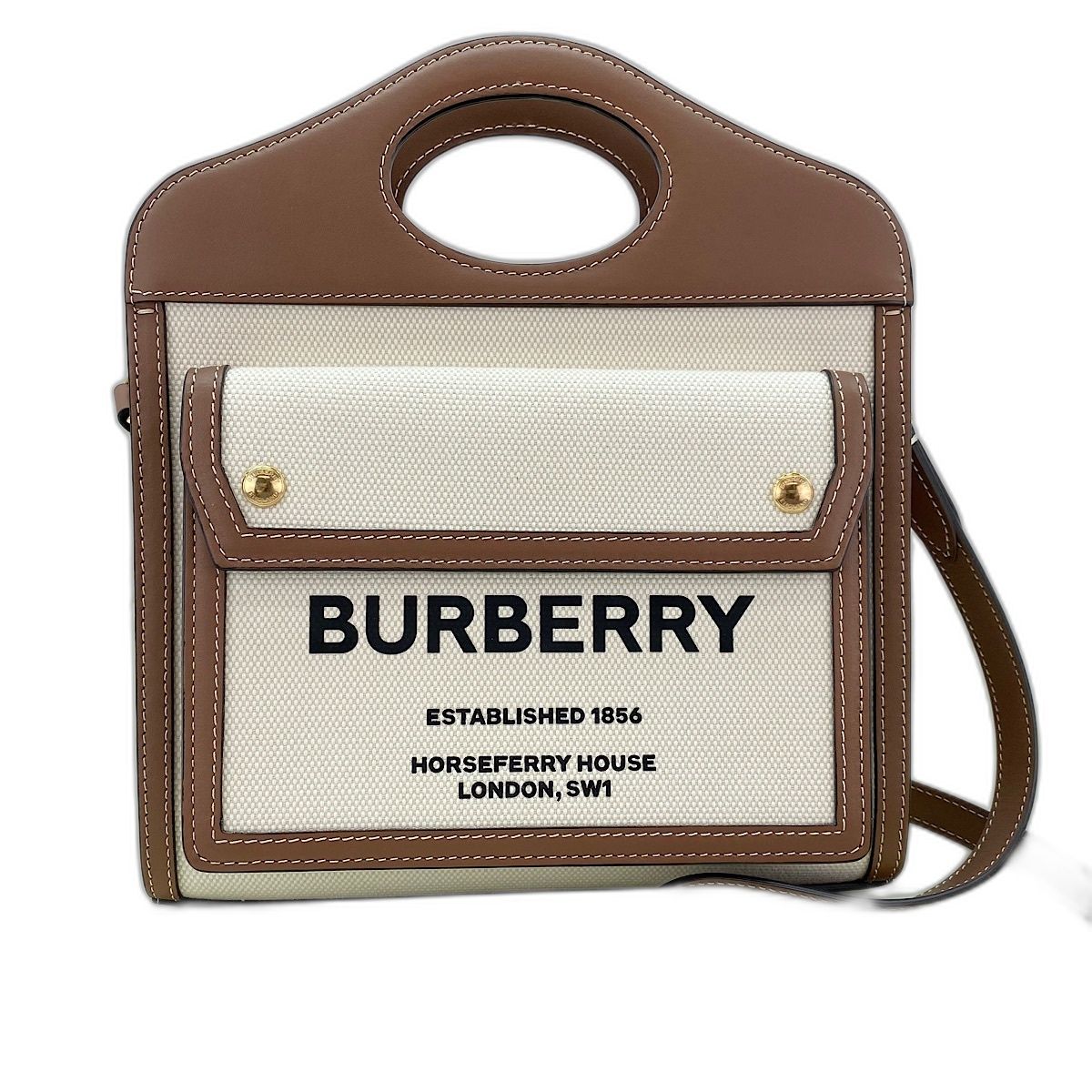 BURBERRY バーバリー ハンドバッグ ミニ ポケットバッグ 2WAY【中古】
