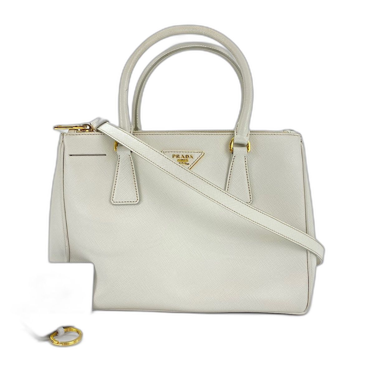 PRADA プラダ ハンドバッグ ガレリア ミディアム 2WAY【中古】
