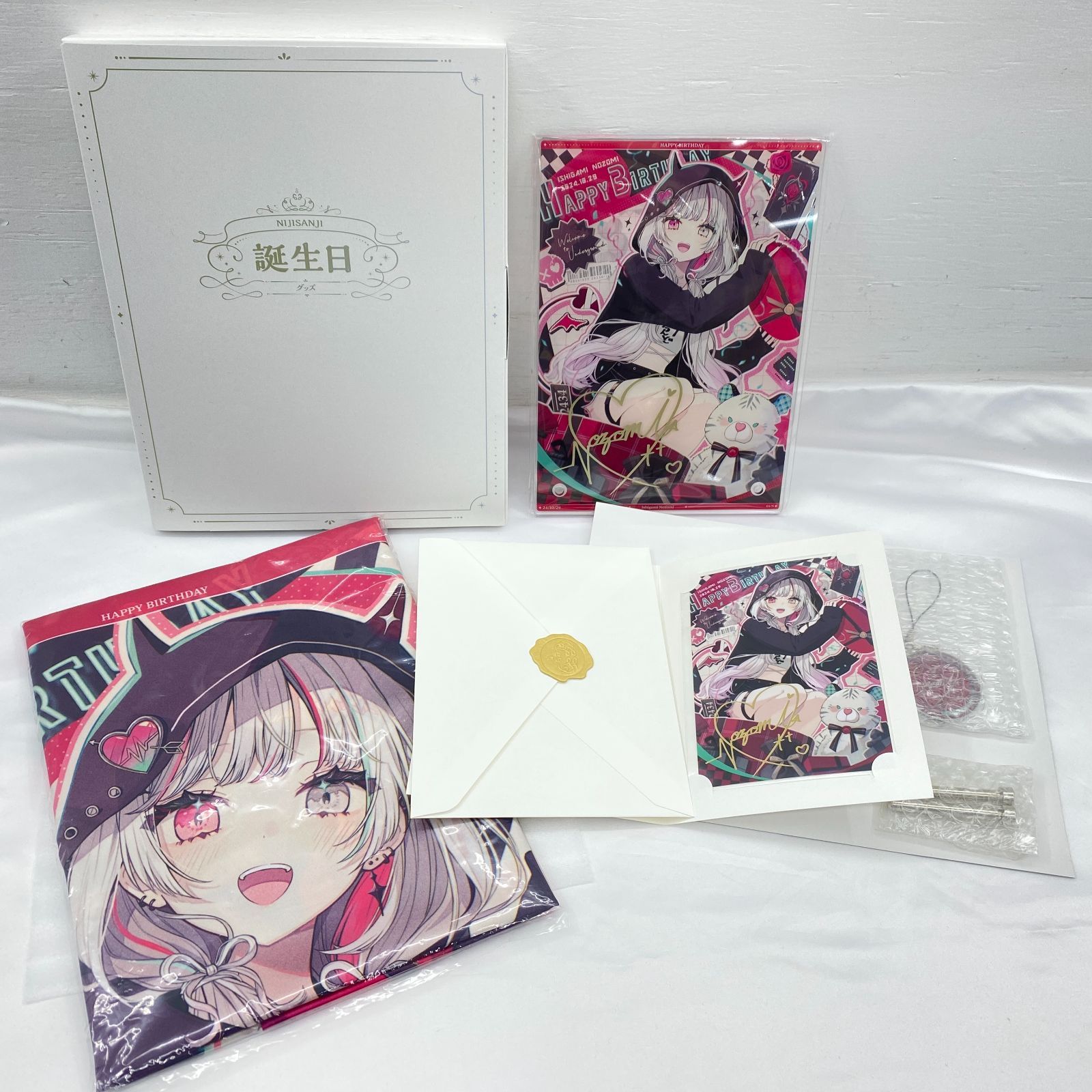 石神のぞみ 誕生日グッズ 2024 全力お祝いセット 盛岡41-0158] にじさんじ 石神のぞみ 誕生日グッズ 2024 全力お祝い