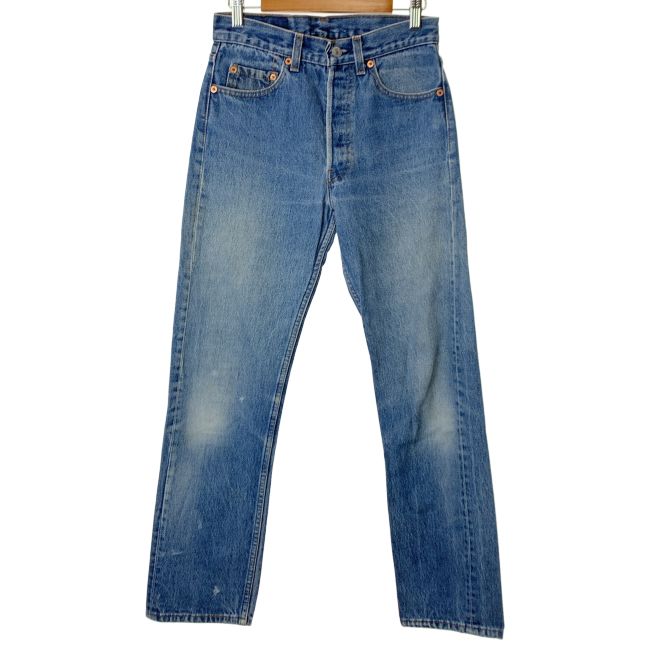 【中古】　Levi's　デニムパンツ　90s vintage　90年代　OLD　501XX　刻印546　Gパン　ジーンズ　ボタンフライ　USA製　アメカジ　古着　/1012