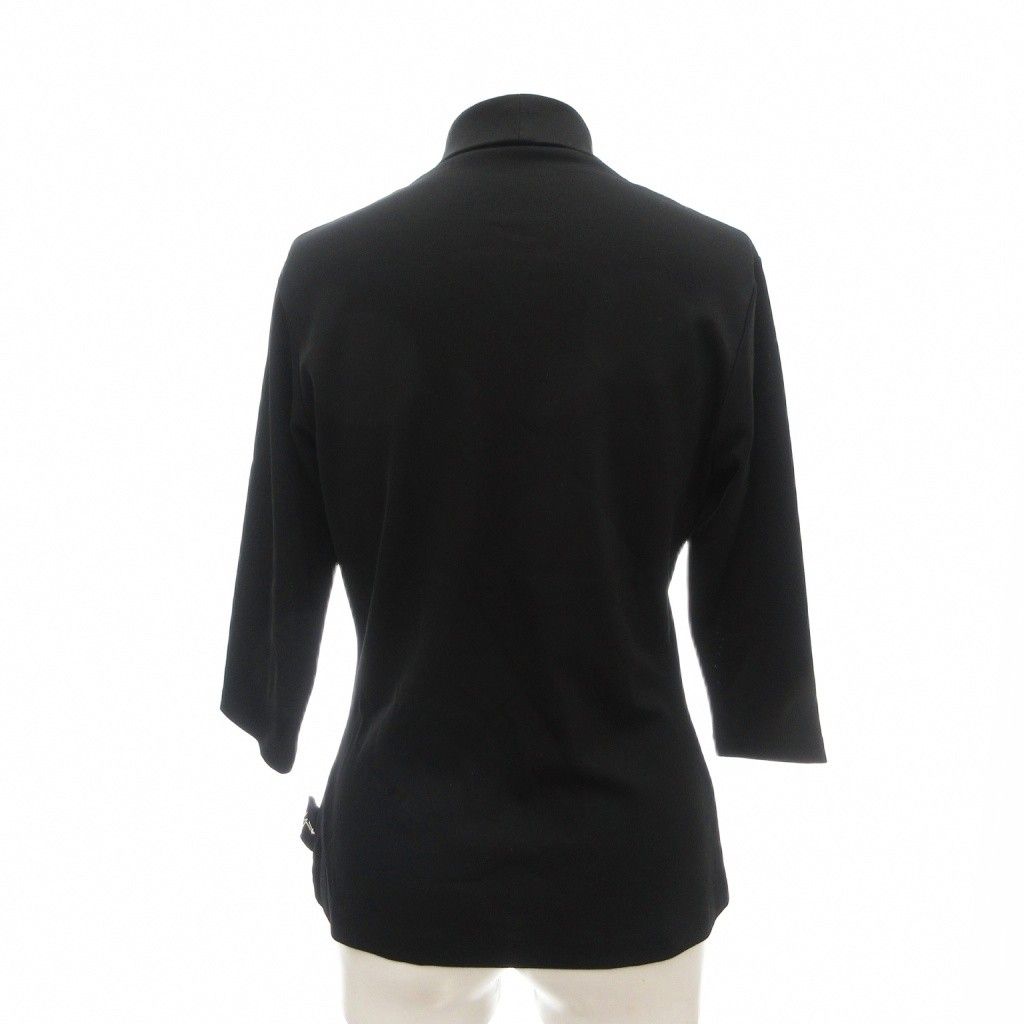 ヨウジヤマモト YOHJI YAMAMOTO 美品 タートルネック カットソー 2 黒