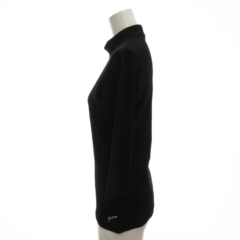 ヨウジヤマモト YOHJI YAMAMOTO 美品 タートルネック カットソー 2 黒