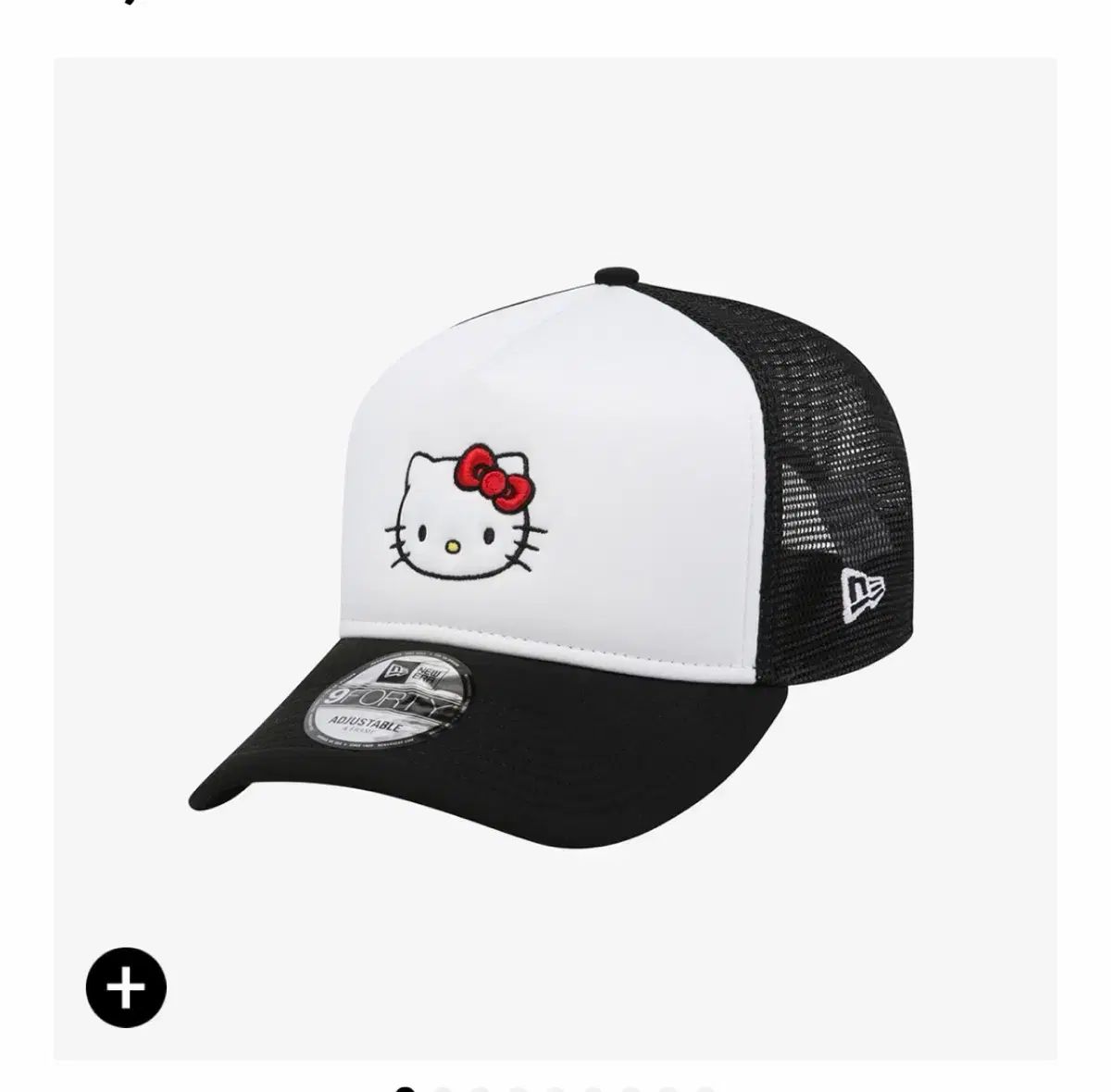 NEW ERA ハローキティ トラッカー ボールキャップ ブラック
