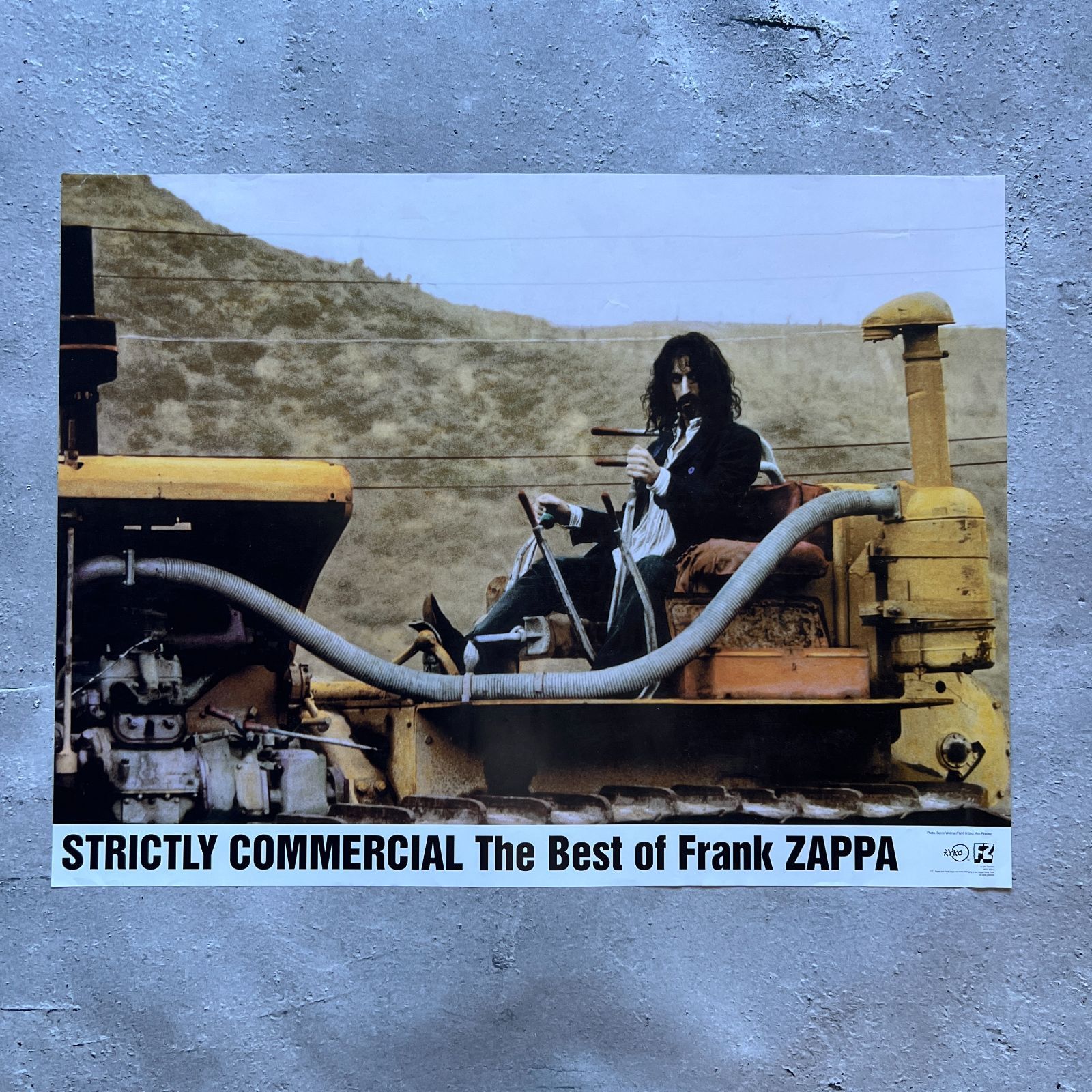 フランク・ザッパ｜STRICTLY COMMERCIAL The Best of Frank Zappa｜プロモーションポスター｜1995