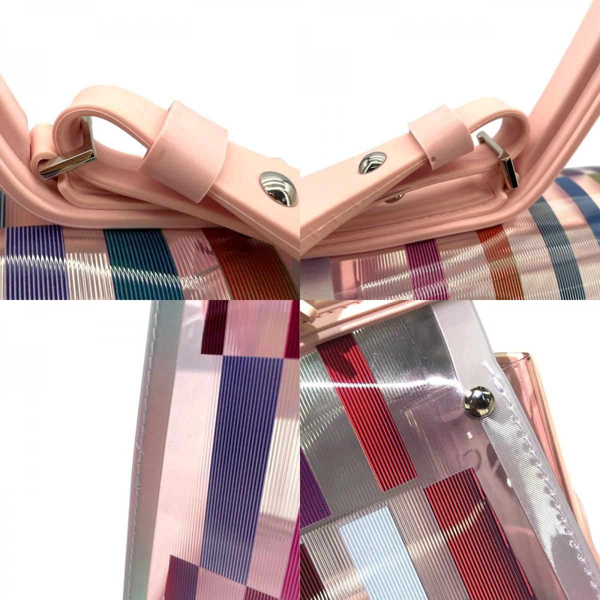 デルヴォー DELVAUX タンペートGM アイキャッチャー ピンク/マルチ
