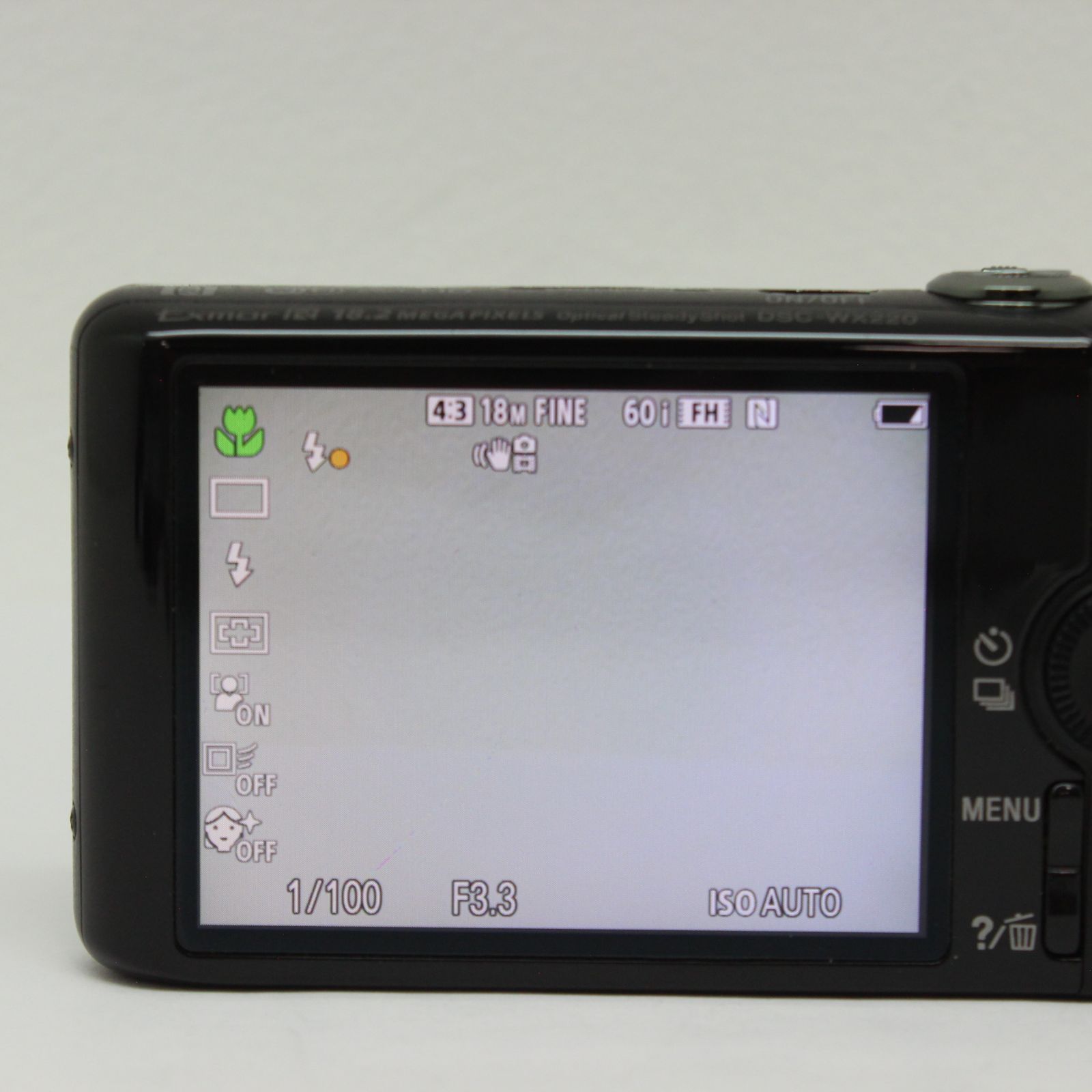 SONY Cyber Shot DSC-WX220 ブラック #0107778 - メルカリ