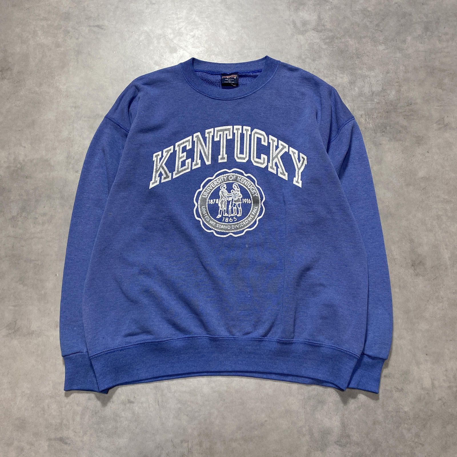 GQ6157◇JAN SPORT : USA製 KENTUCKY カレッジスウェット◇XL◇ブルー