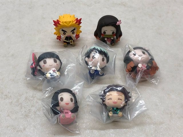 鬼滅の刃 ちょこのっこ フィギュア 7種セット まとめ売り 開封/内袋未