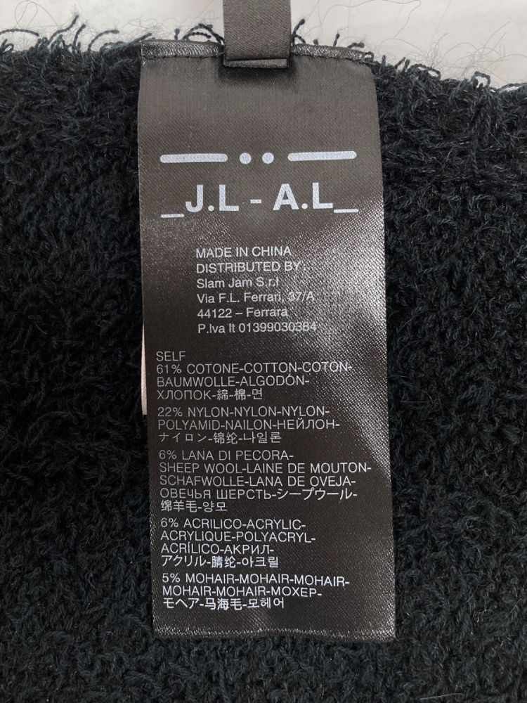 ジェイラル _J.L-A.L_ BEAMS Lucone Neck Warmer ルコーネ ネック ウォーマー マフラー ストール 黒 23-45-0071-351 マフラー・ストール 無地 ブラック 104Z-44