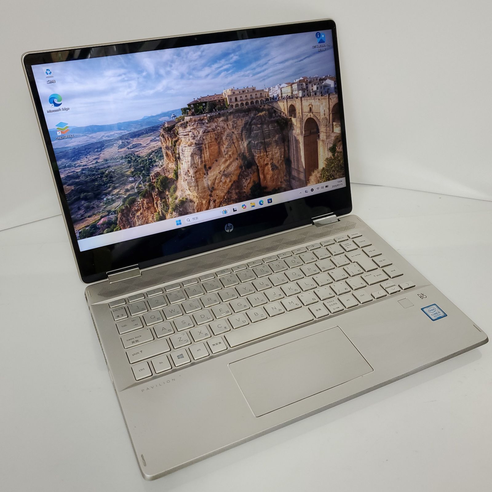 ノートPC・HP Pavilion x360 Convertible Model14-dh0138TU・Intel(R) Core(TM) i5-8250U CPU @ 1.60GHz・メモリ8GB・SSD128GB・Win11 Home　#002770