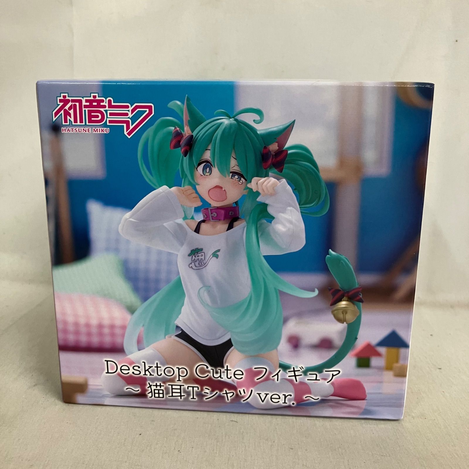 未開封 初音ミク Desktop Cute 猫耳Tシャツ フィギュア 3個セット