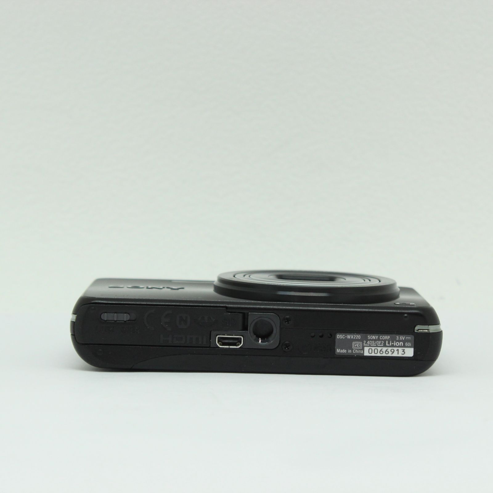 SONY Cyber Shot DSC-WX220 ブラック #0066913 - メルカリ