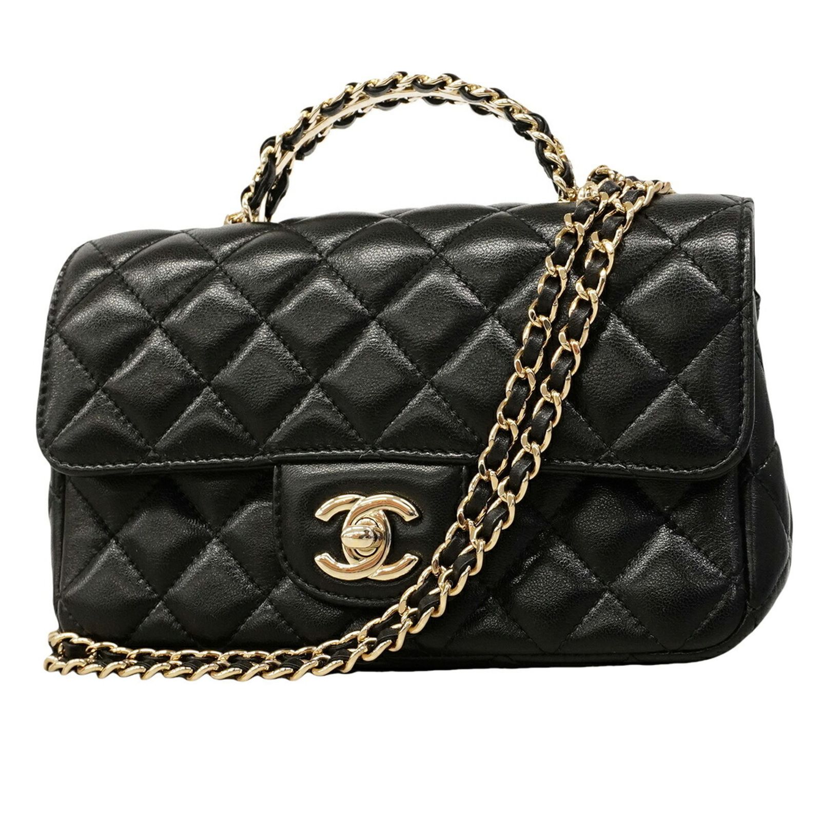 シャネル(Chanel) シャネル ハンドバッグ マトラッセ チェーン 