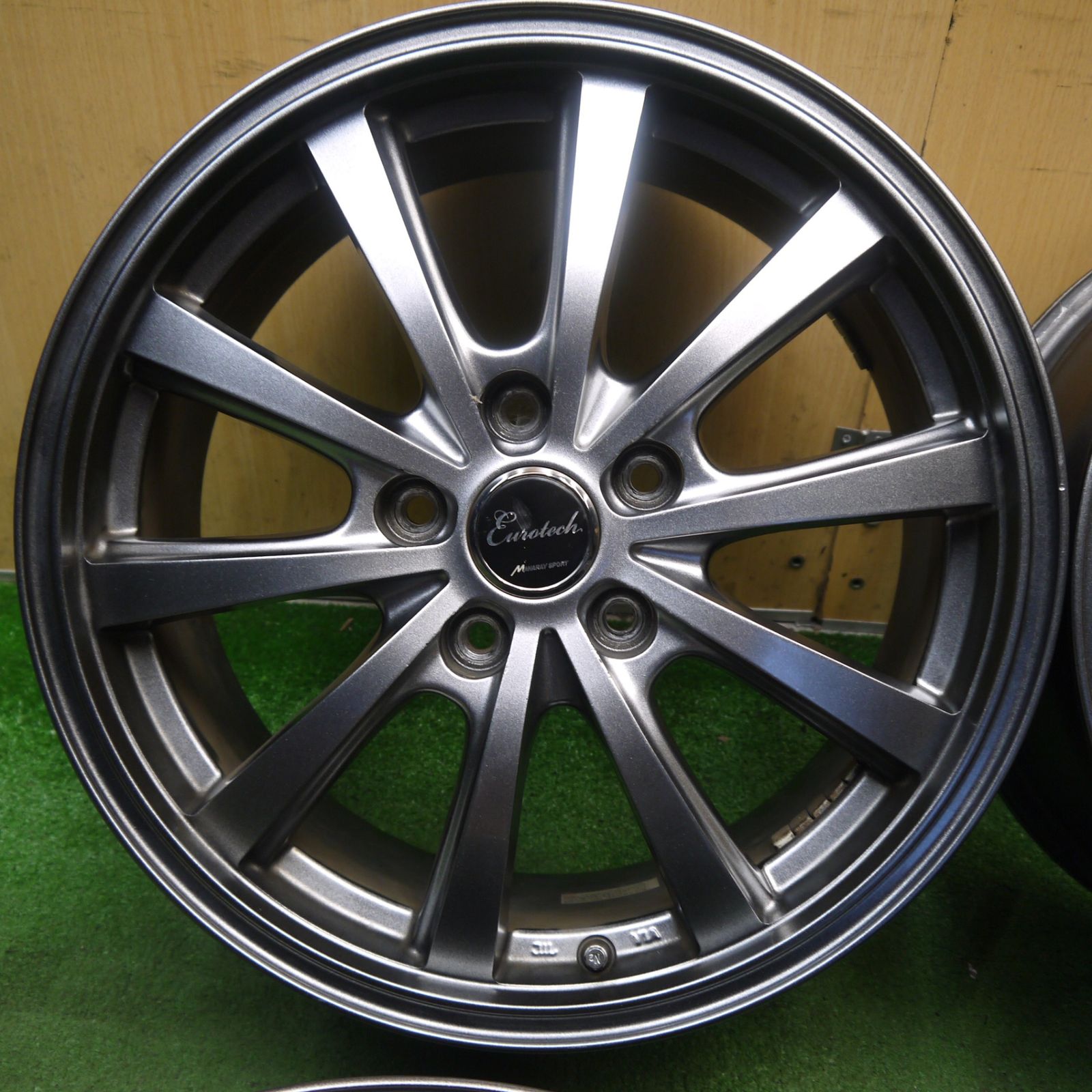 送料無料] 4本価格☆Eurotech MANARAY SPORT 17インチ ホイール ユーロ 