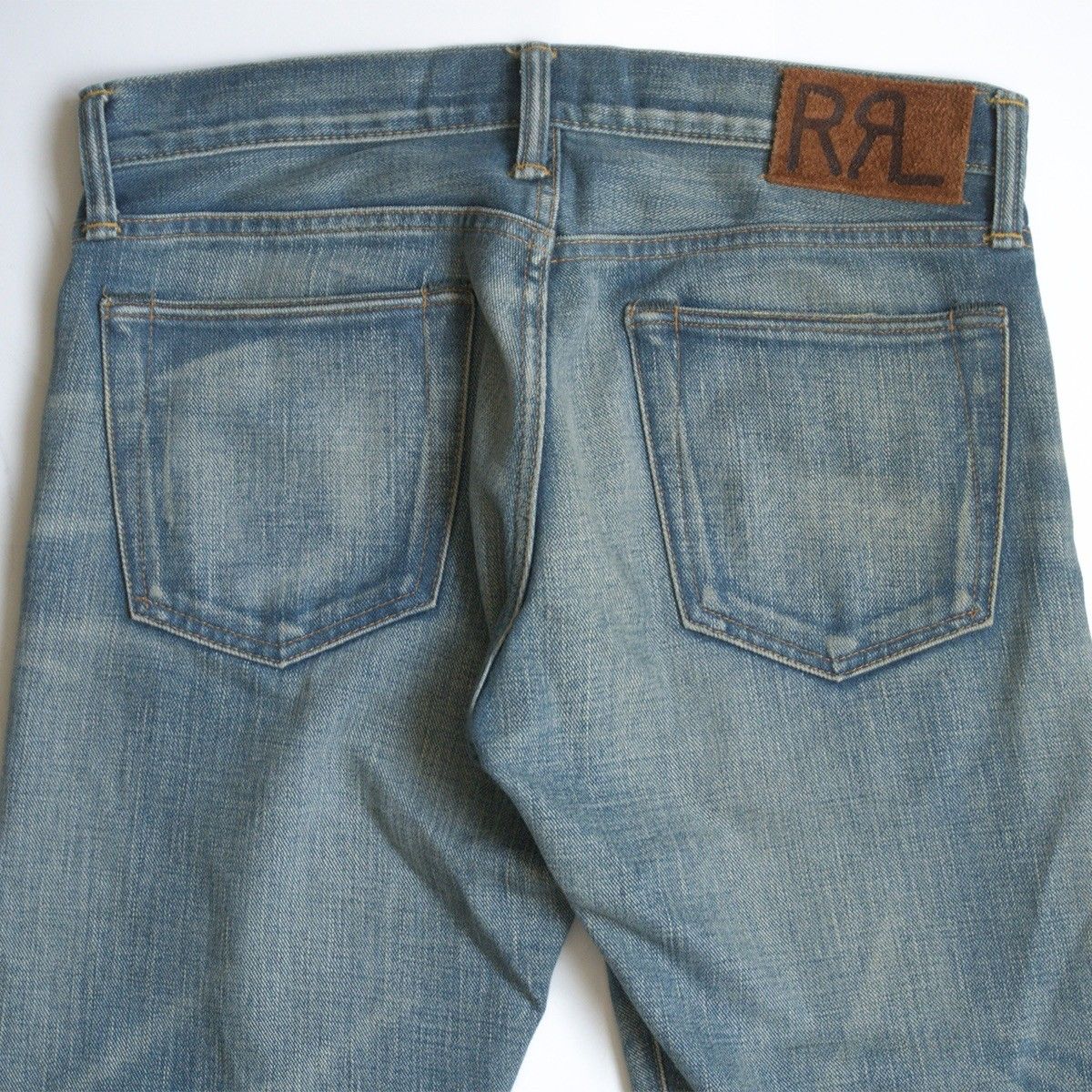 美品】RRL【RIDGWAY WASH SLIM FIT JEANS】30×30 アメリカ製 スリム