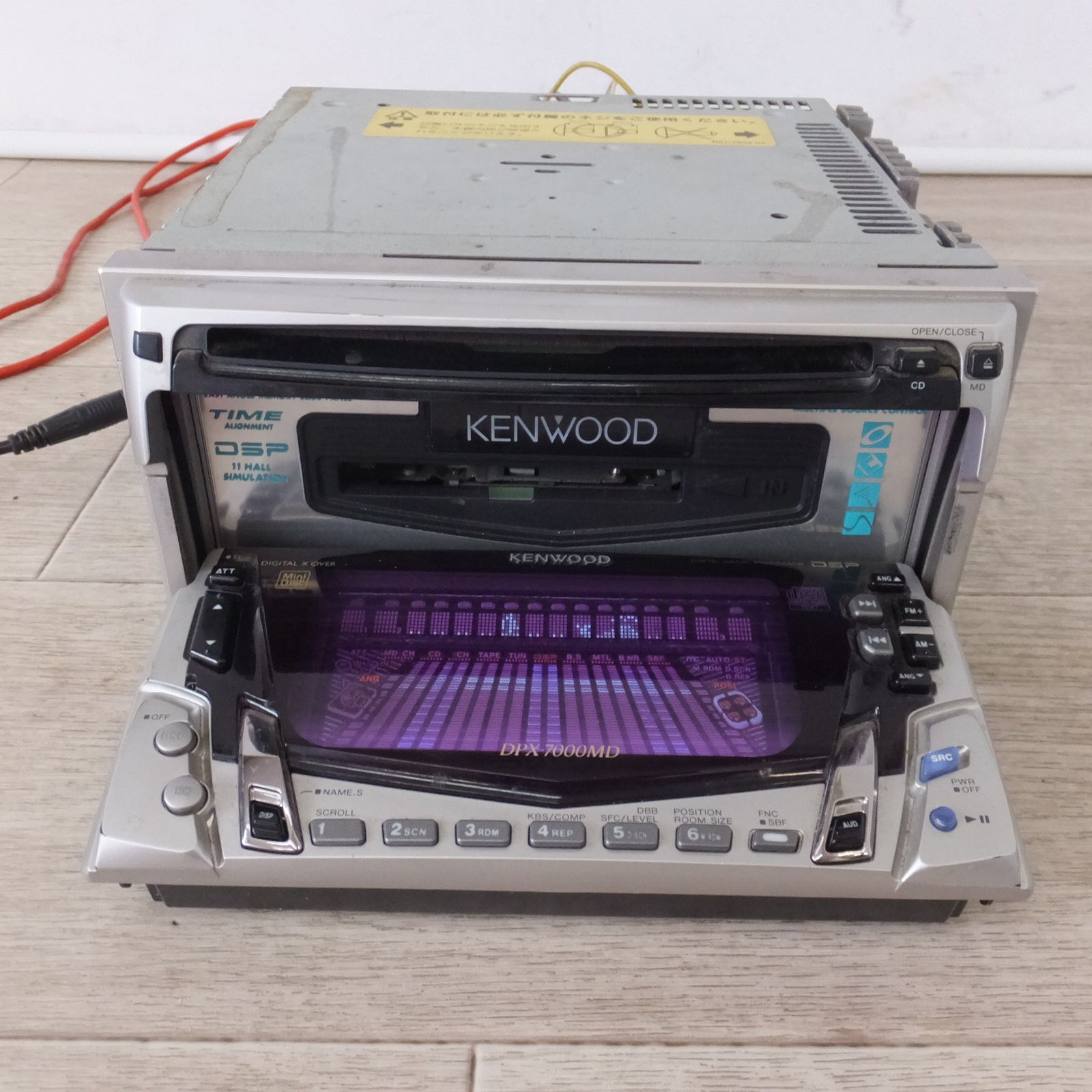 送料無料] ジャンク☆ケンウッド KENWOOD カーオーディオ 2DIN コンポ