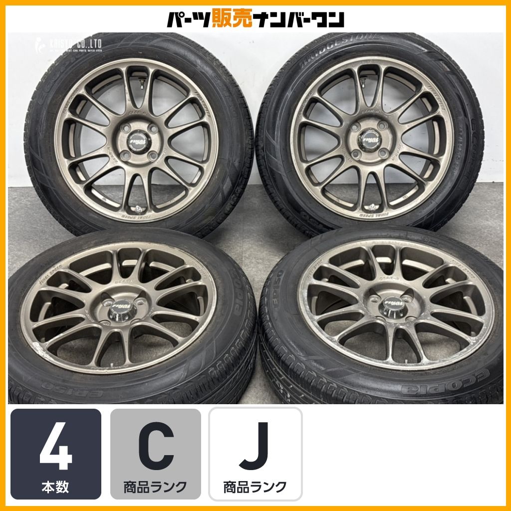 ホイール良好品】ファイナルスピード GEAR-R 15in 6.5J +38 PCD100 185