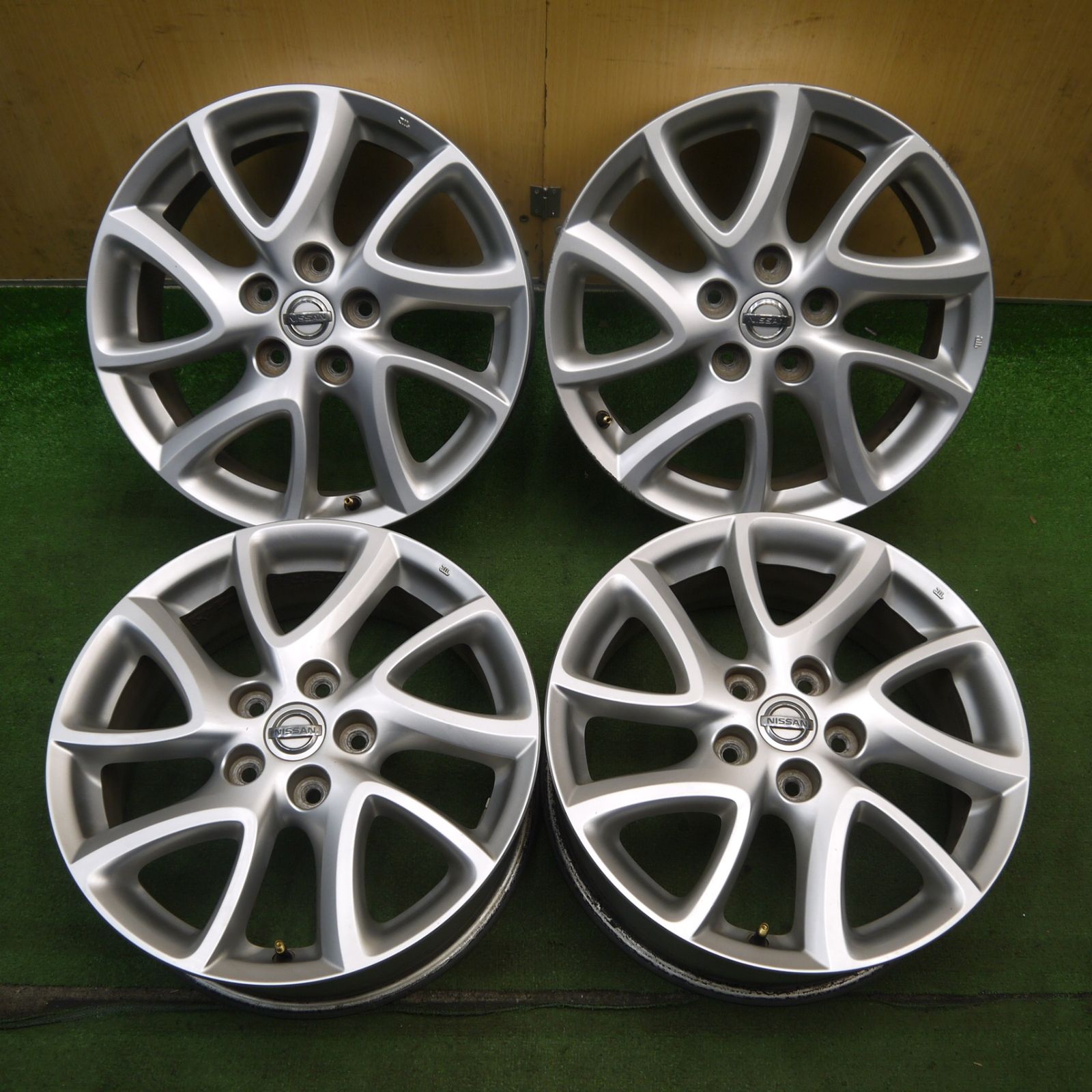 [送料無料] 4本価格★マツダ プレマシー 日産 ラフェスタ 純正 ホイール 17インチ 17×6.5J PCD114.3/5H★6070806KKホ