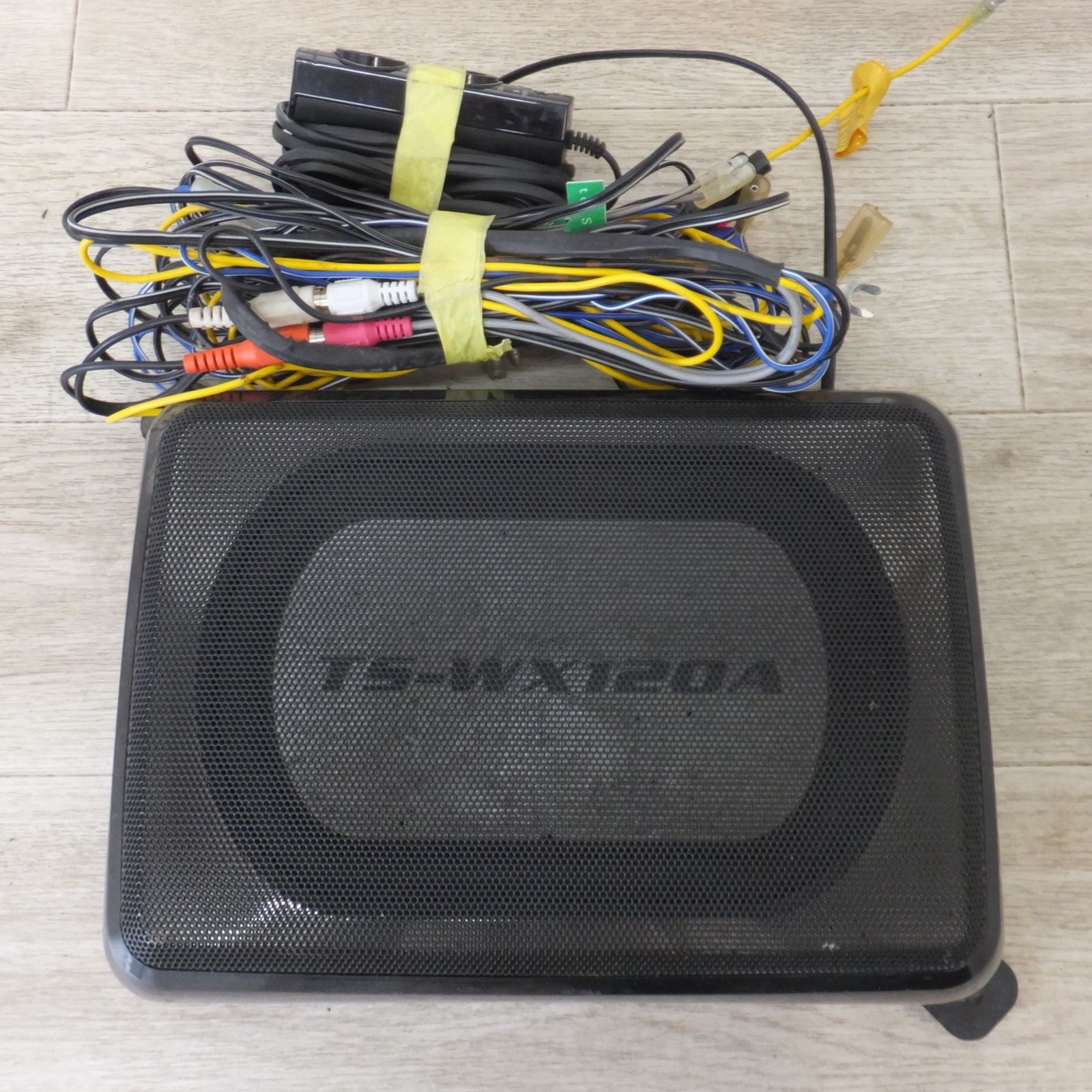 パワードサブウーファー　TS-WX120A 【中古品】 送料無料] ☆パイオニア Pioneer 20cm×13cm パワードサブウーファー TS