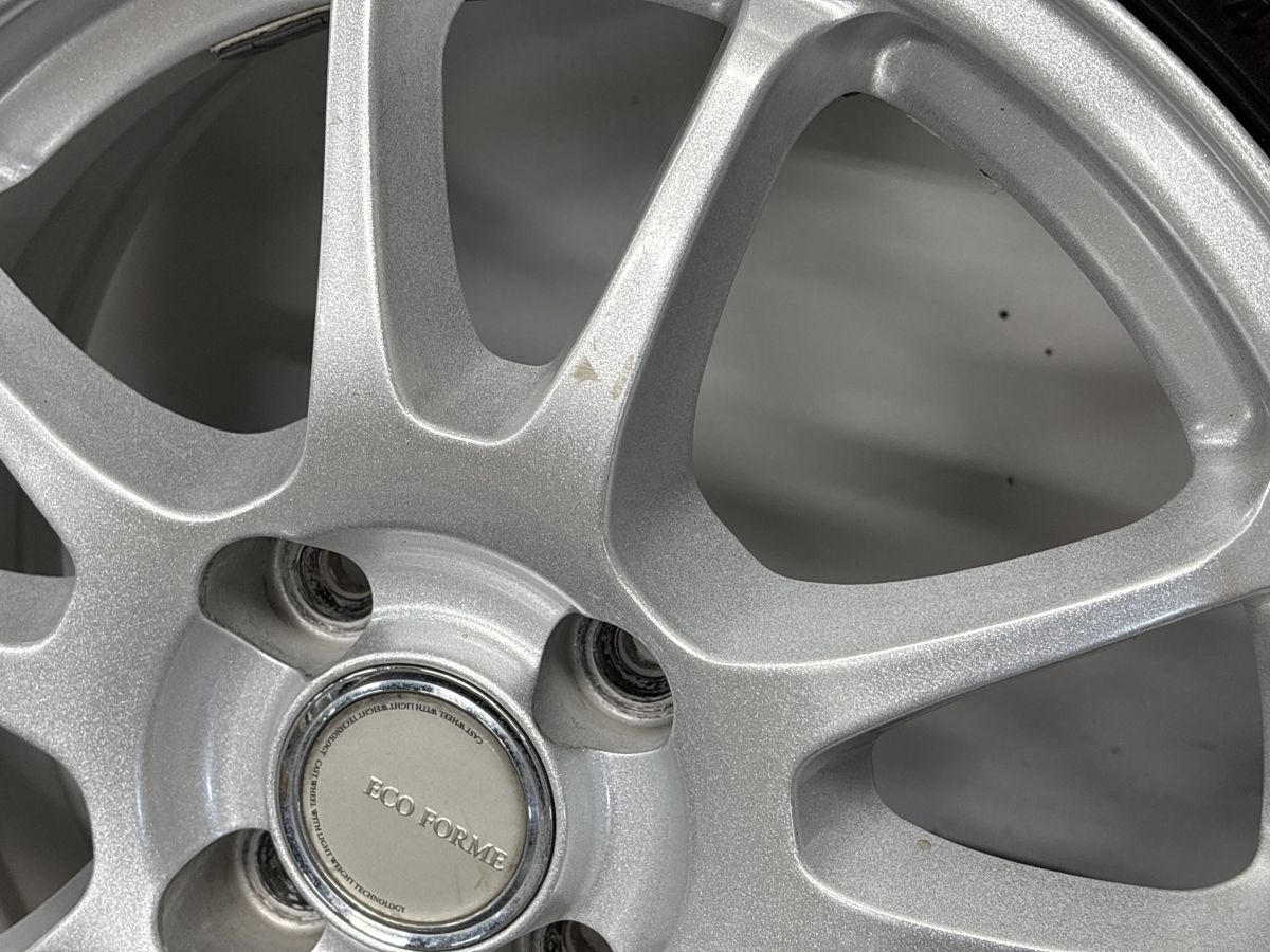 バリ溝 スタッドレス】エコフォルム 15in 6J +45 PCD100 ブリヂストン
