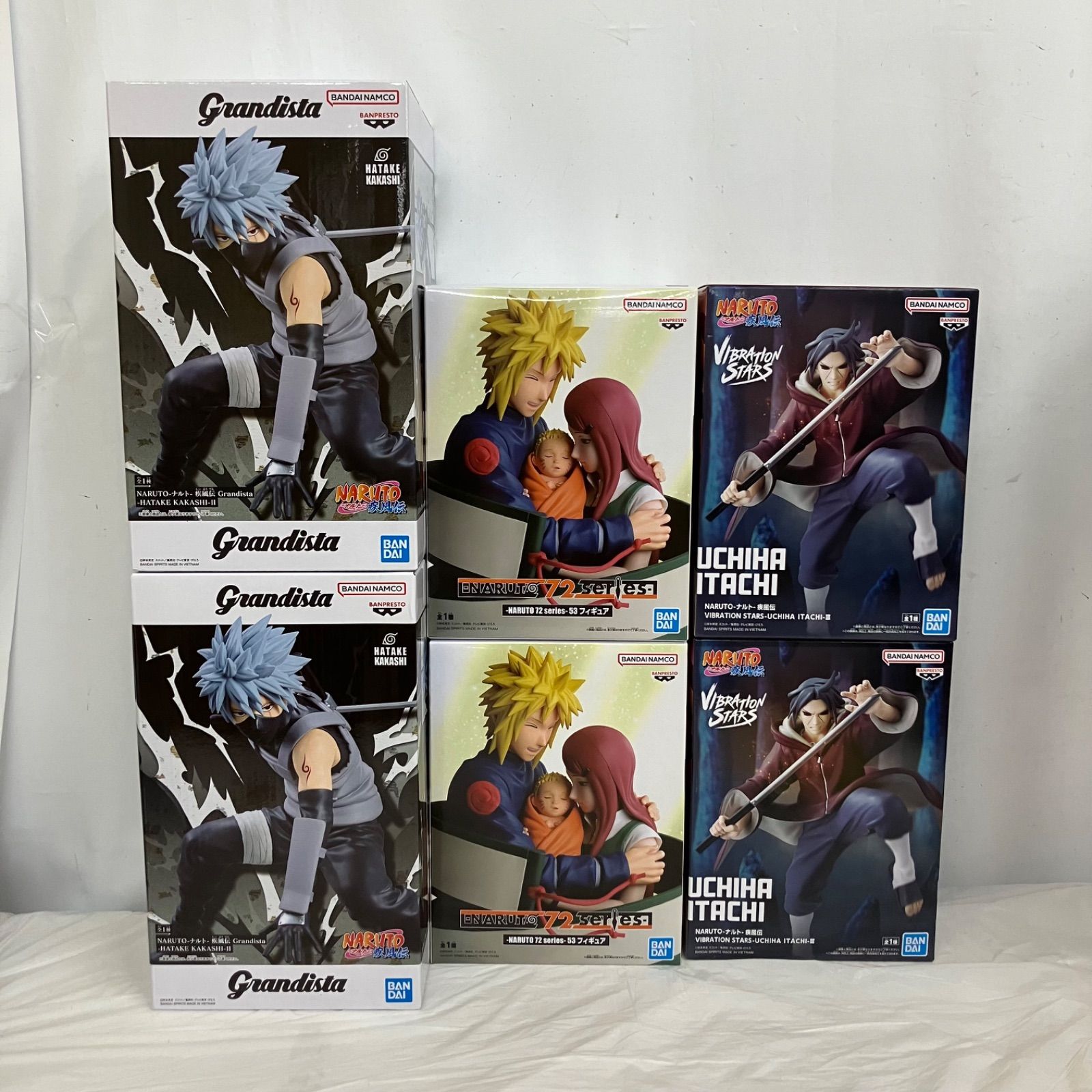 未開封 NARUTO はたけカカシ うちはイタチ クシナ ミナト ナルト