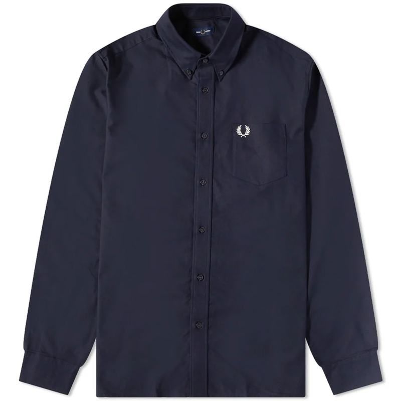 フレッドペリー メンズ トップス シャツ オックスフォード Fred Perry Oxford Shirt Navy ネイビー