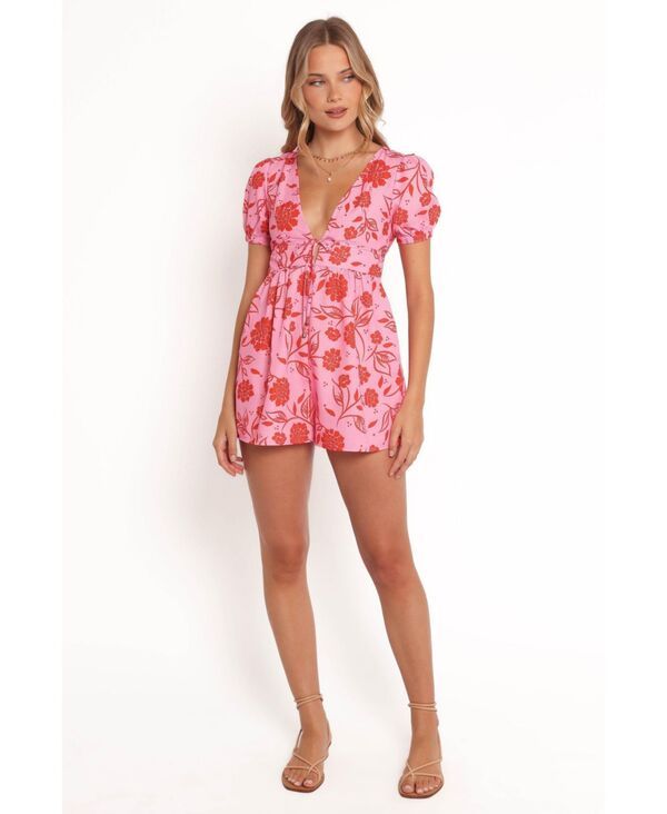 Petal and Pup レディース ボトムス ハーフパンツ・ショーツ Petal and Pup Anthea Playsuit Pink red レッド