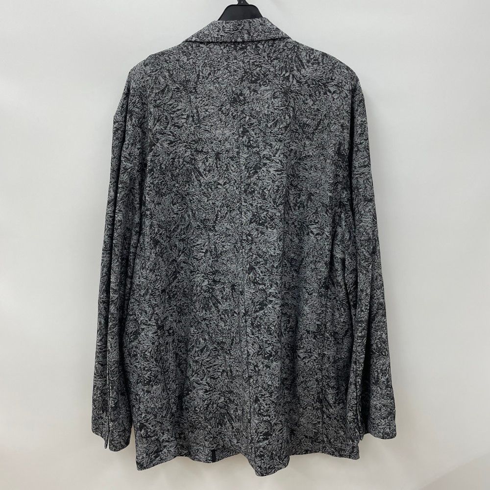 新品✨バラシ barassi テーラードジャケット　ペイズリー　麻×綿　L テーラードジャケット barassi バラシ 3L ブラック／グレー - メルカリ