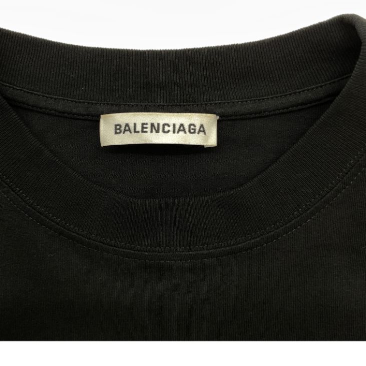 BALENCIAGA I Love Techno 刺繍Tシャツ XS ブラック 【値下げ交渉歓迎