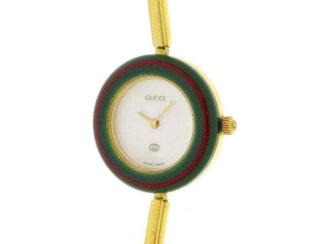 GUCCI グッチ チェンジベゼル 11/12 腕時計 ステンレススチール