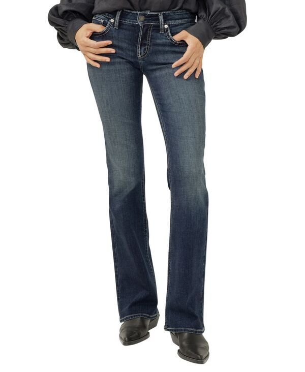 シルバー ジーンズ レディース ボトムス デニムパンツ ブーツカット ローライズ ブーツ Silver Jeans Co Womens Britt Low Rise Curvy Fit Bootcut
