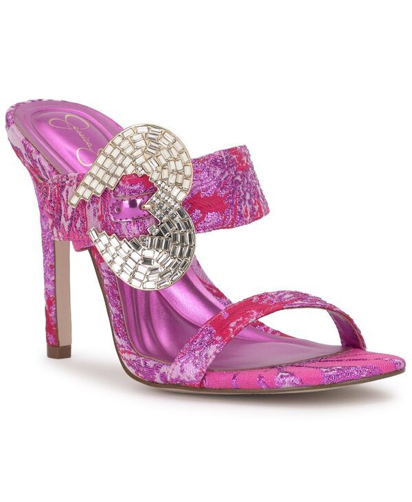 ジェシカシンプソン レディース シューズ サンダル Jessica Simpson Womens Orrieta Heart Buckle Slip On Dressandals PinkRed Co
