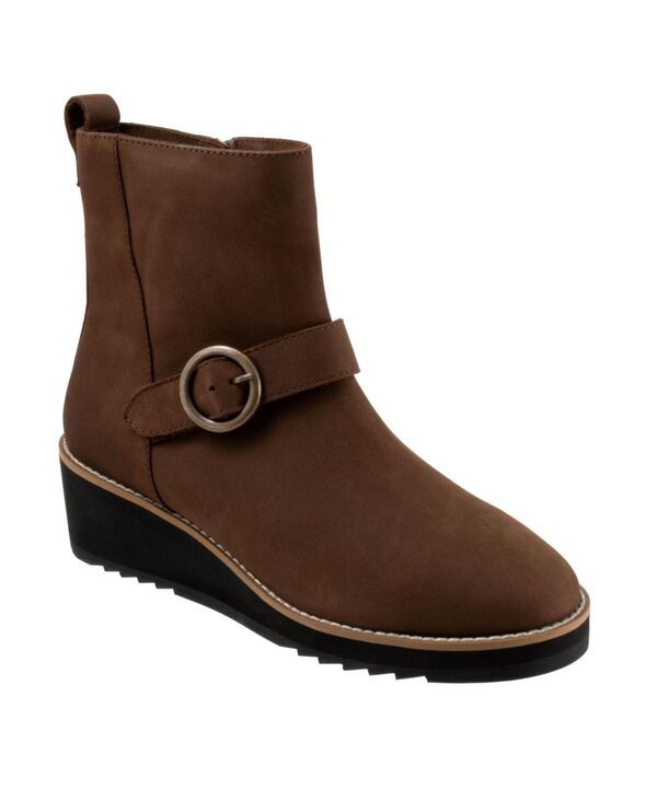 ソフトウォーク レディース シューズ ブーツ・レインブーツ SoftWalk Westland Boot Dark brownubuck ブラウン