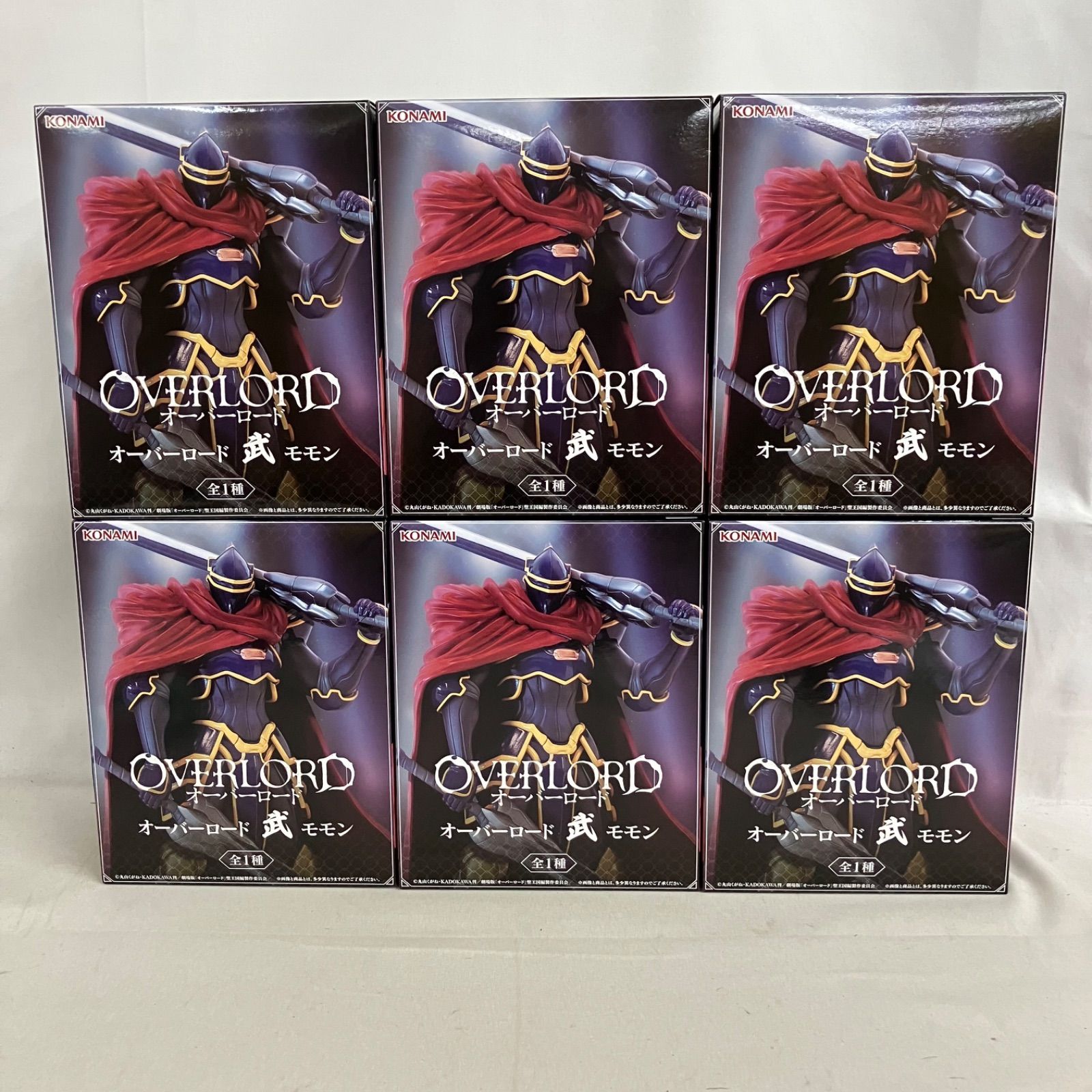 未開封 OVERLORD 武 モモン フィギュア 6個セット SF7860 c101 - メルカリ