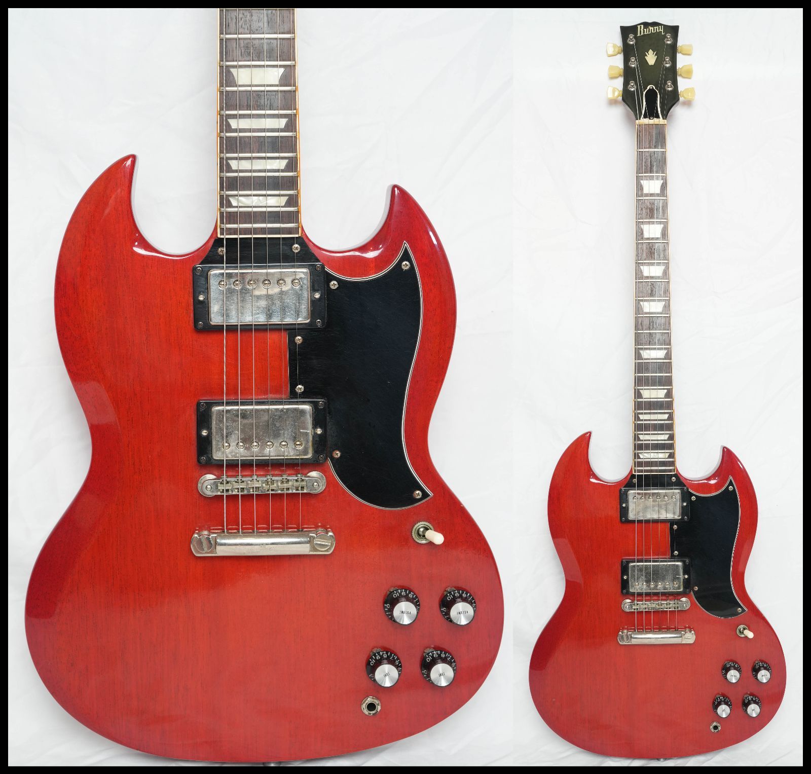☆BURNY RSG-65 CH '63 MODEL 80年代 日本製 国産SGモデル ブラック