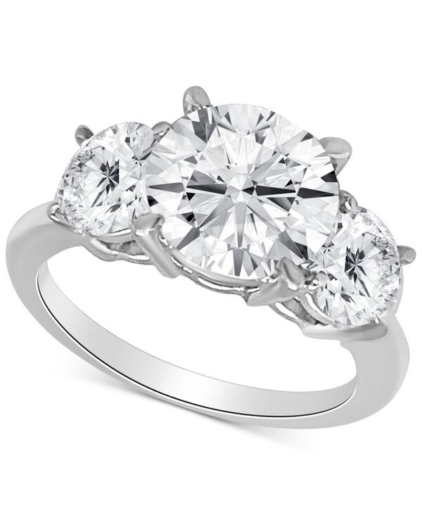 バッジェリーミシュカ レディース アクセサリー リング Badgley Mischka Certified Lab Grown Diamond Three Stonengagement Ring 4