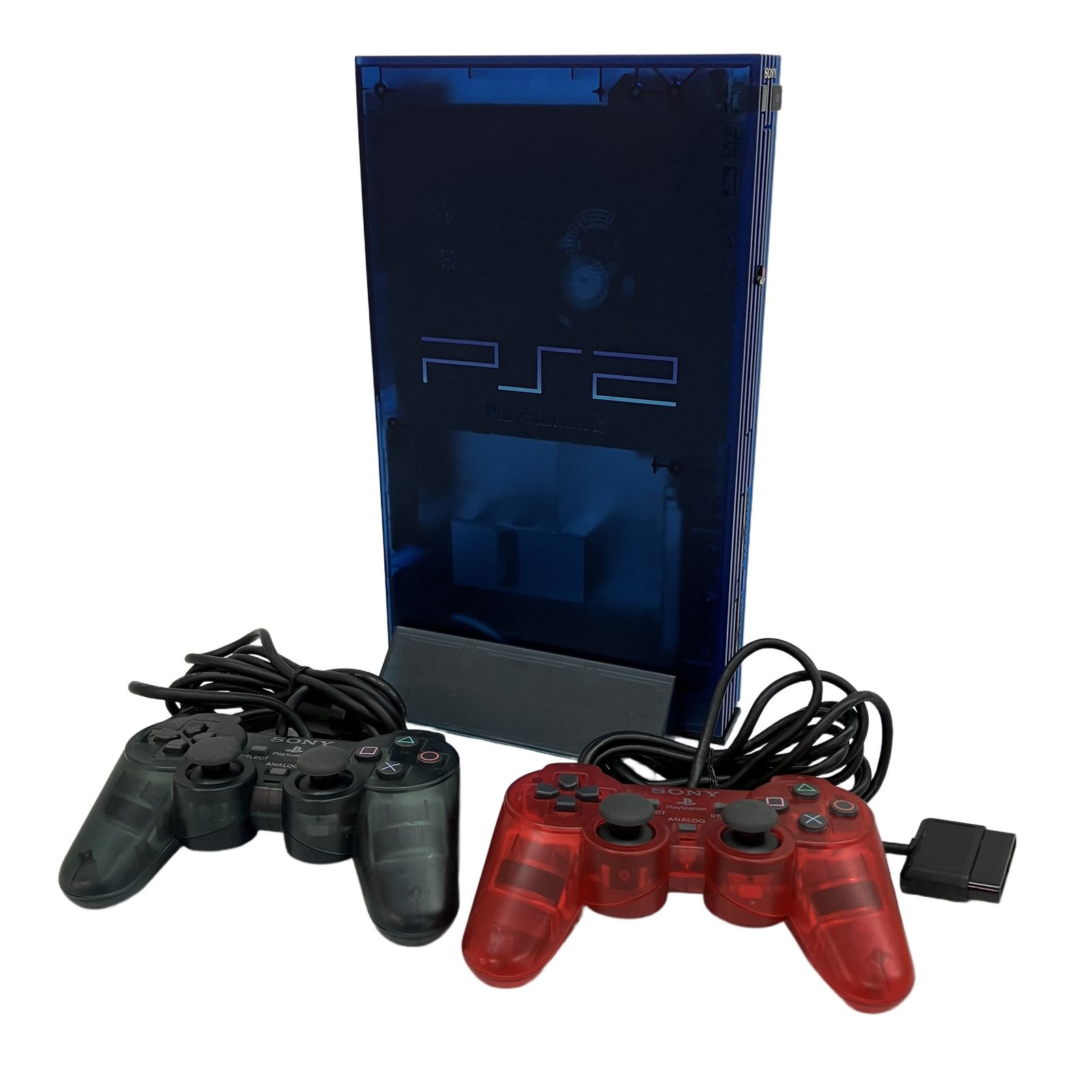 SONY PlayStation 2 SCPH-37000 オーシャンブルー クリアケース ゲーム