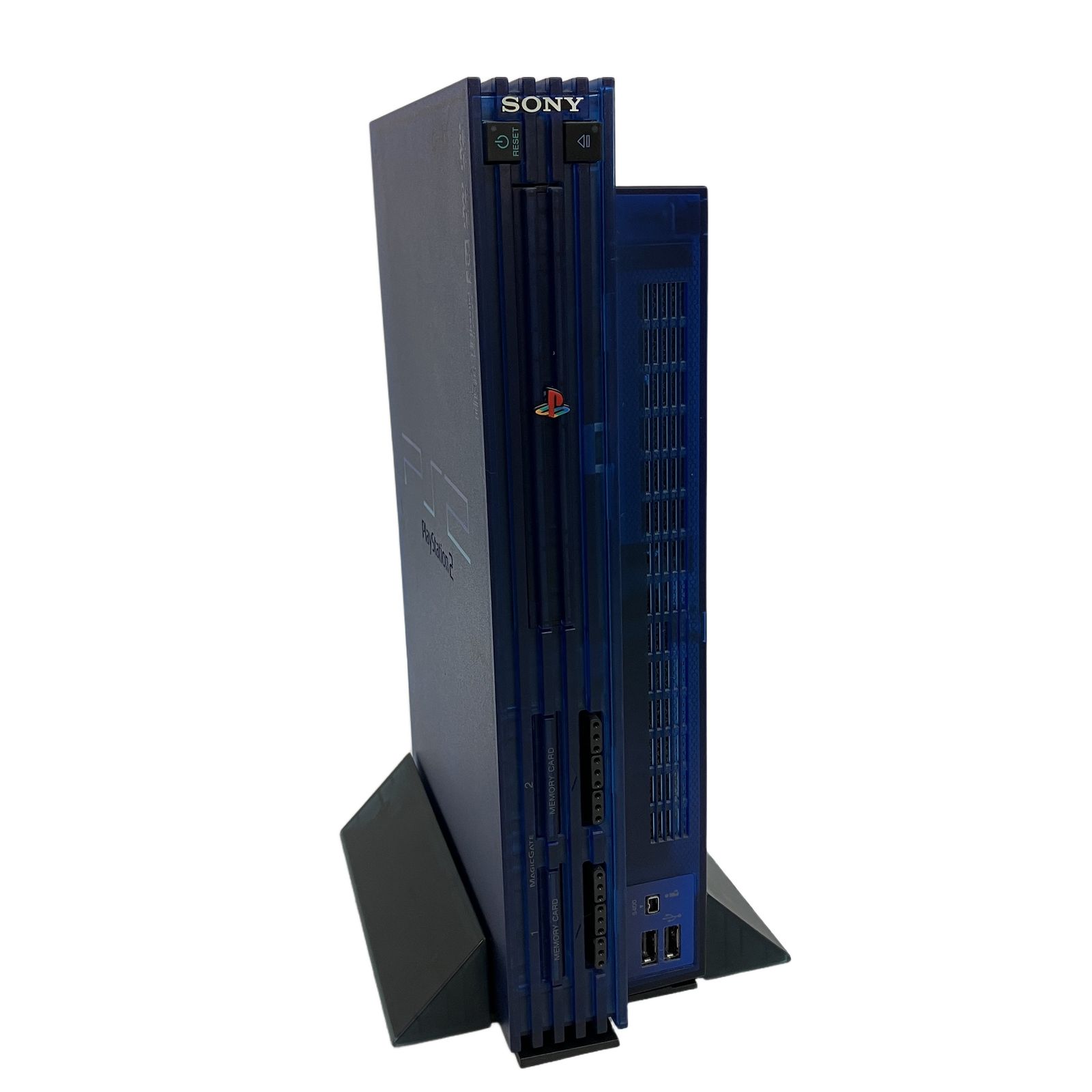 SONY PlayStation 2 SCPH-37000 オーシャンブルー クリアケース ゲーム