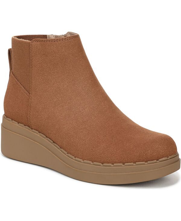 ライフストライド レディース シューズ ブーツ・レインブーツ LifeStride Womens Dubliner Wedge Zip Short Boots Tan Microsuede タン