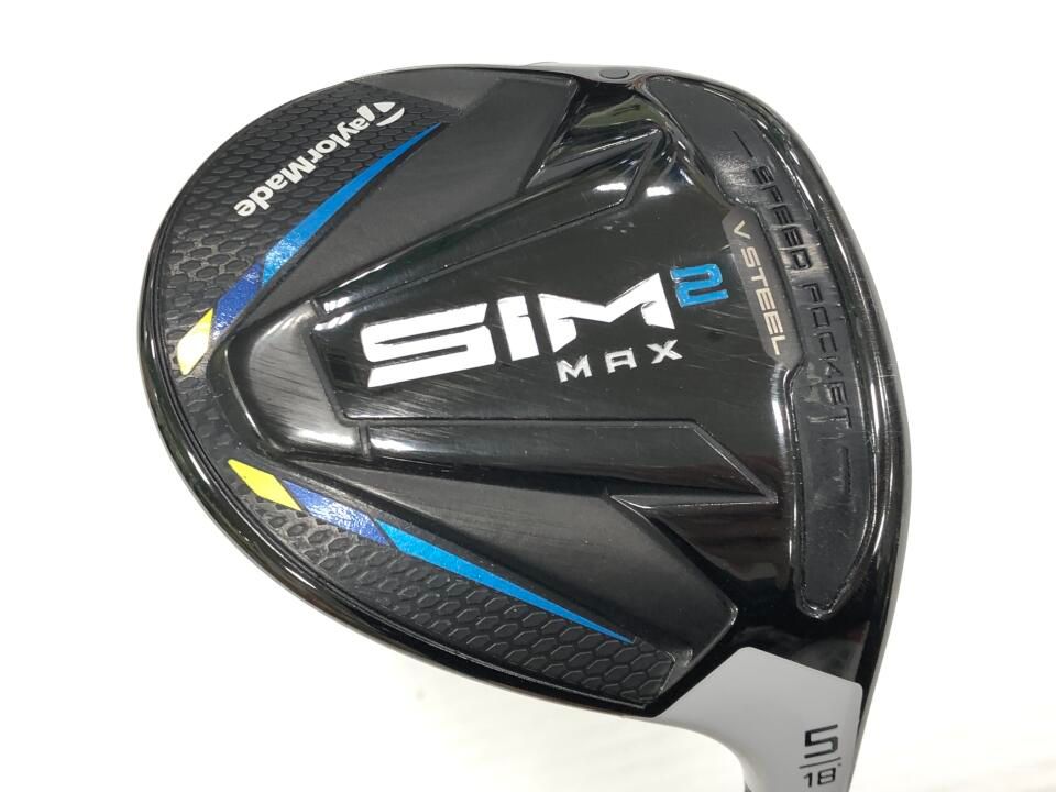 テーラーメイド　SIM2 MAX　18度　TENSEI BLUE TM50(SIM2)　Sフレックス　フェアウェイウッド　中古　ゴルフドゥ！成田美郷台店【最短即日発送】