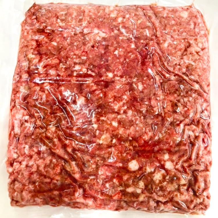 鹿児島県産鹿粗挽きミンチ8ミリ 1KG 冷凍【2個セット】