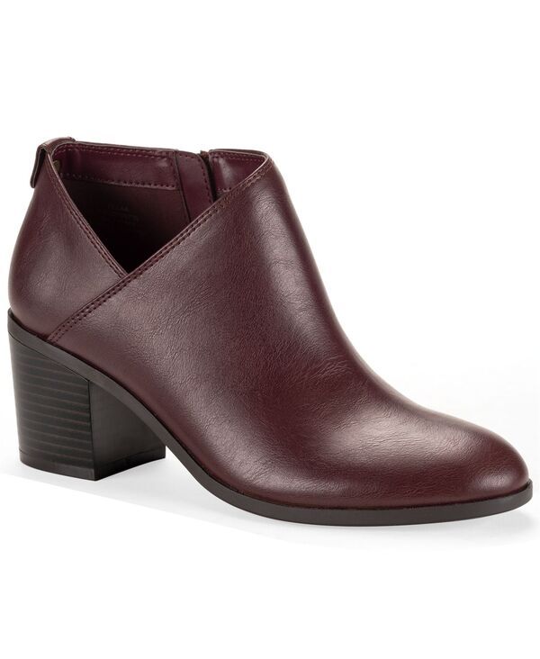 スタイルアンドコー レディース シューズ ブーツ・レインブーツ アシンメトリー Style Co Felaasymmetrical Booties Port Wine ワイン 11,005円