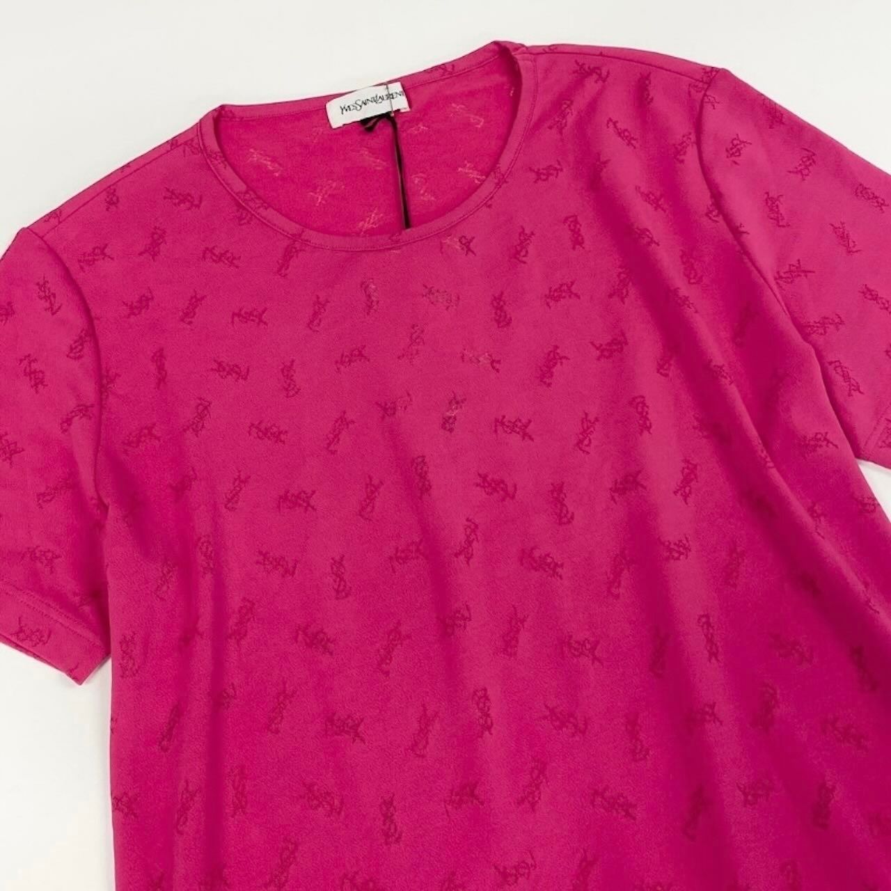 新品未使用 YVES SAINT LAURENT イヴ サンローラン YSLロゴ 半袖T