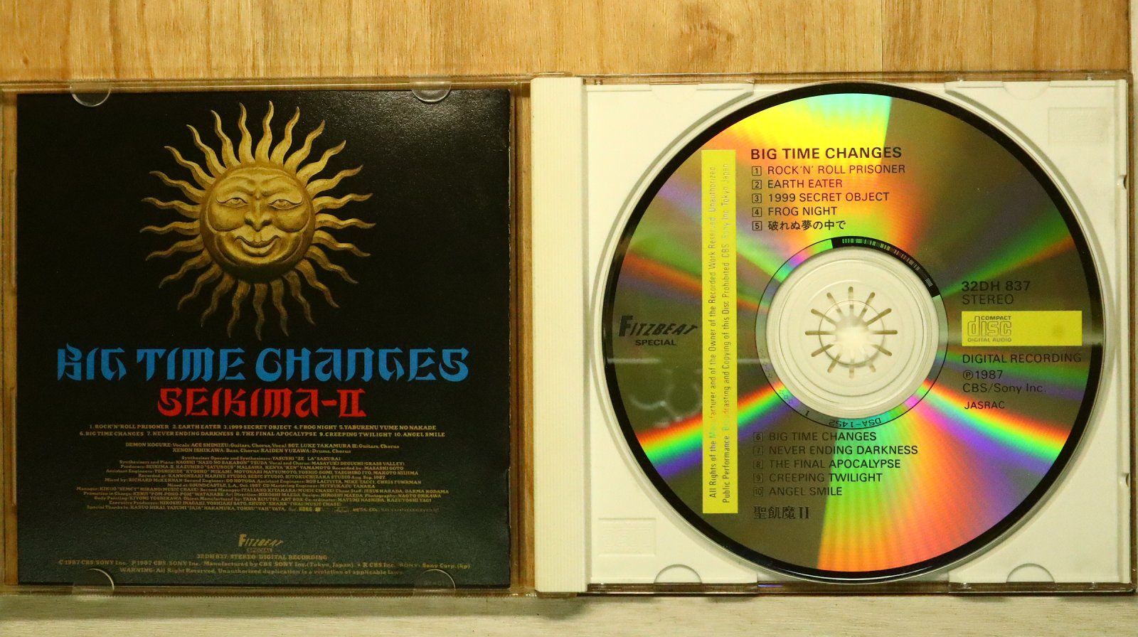 国内盤CD☆聖飢魔II/Seikima II□ BIG TIME CHANGES 【32DH837