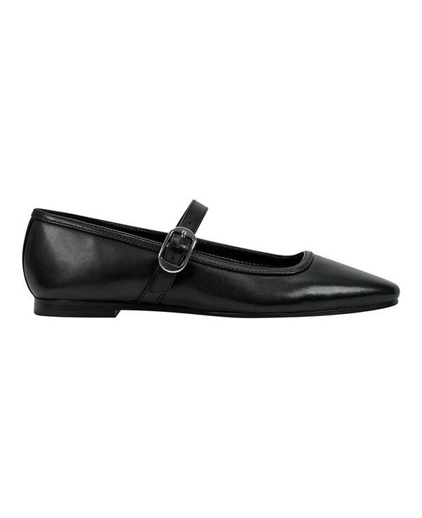 マーク・フィッシャー レディース シューズ パンプス Marc Fisher LTD Womens Garissa Square Toe Dress Ballet Flats Black Leathe