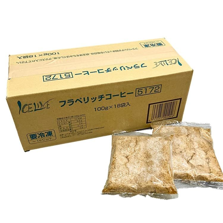 フラペリッチ コーヒー 100G 18食入 冷凍【5個セット】