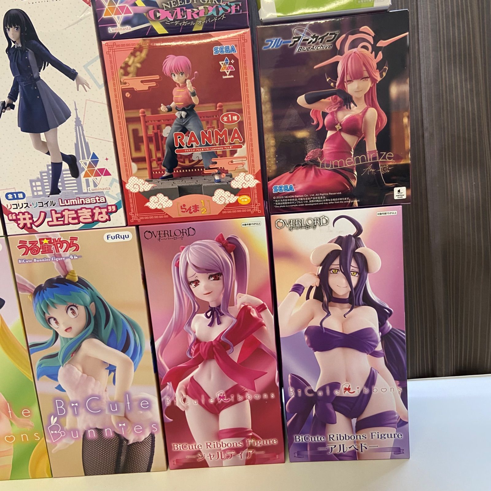 アニメ美少女フィギュア　まとめ売り 美少女 フィギュア まとめ 計18点 プライズ 一番くじ オーバーロード
