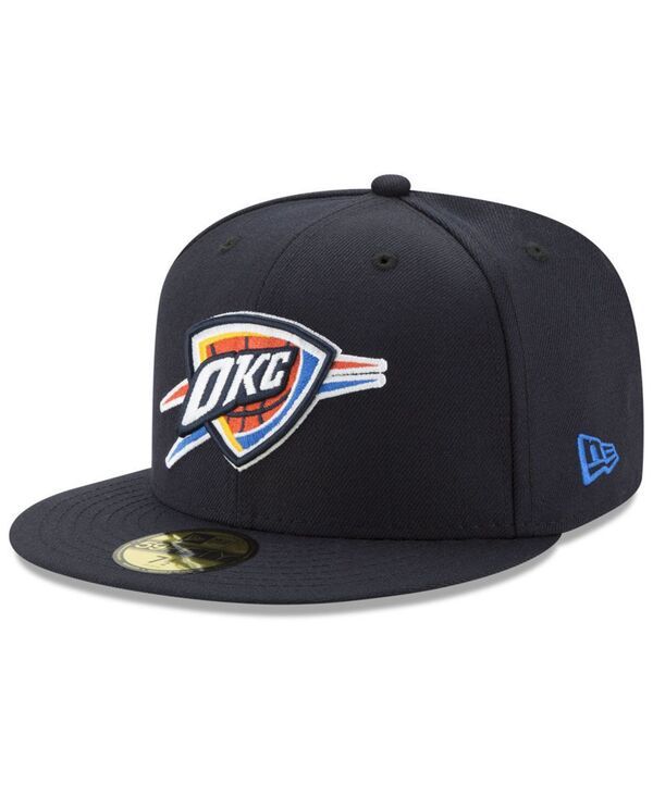 ニューエラ メンズ アクセサリー 帽子 キャップ New Era Oklahoma City Thunder Basic 59FIFTY Fitted Cap 2018 Black ブラック